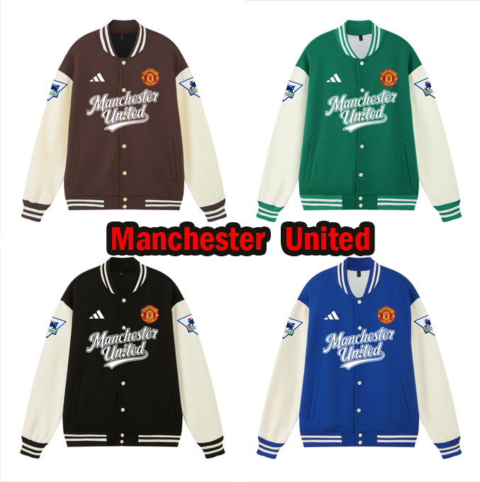 Manchester United Baseball Jacket Football Jersey Sports Shirt