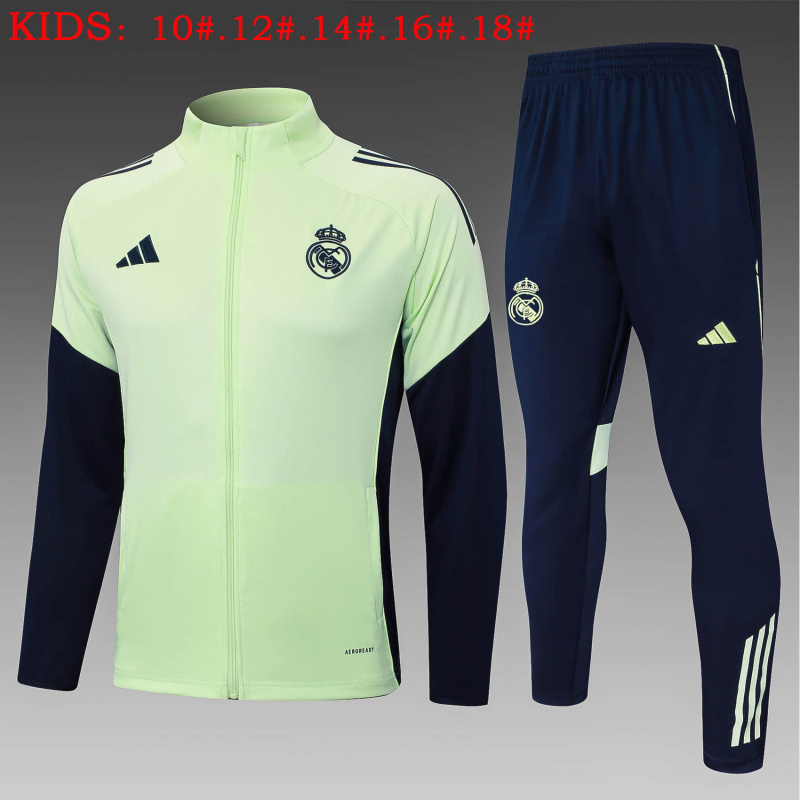 KIDS Real Madrid Jacket Training Kit 2025/2026 New Season Football Jersey Sports Shirt