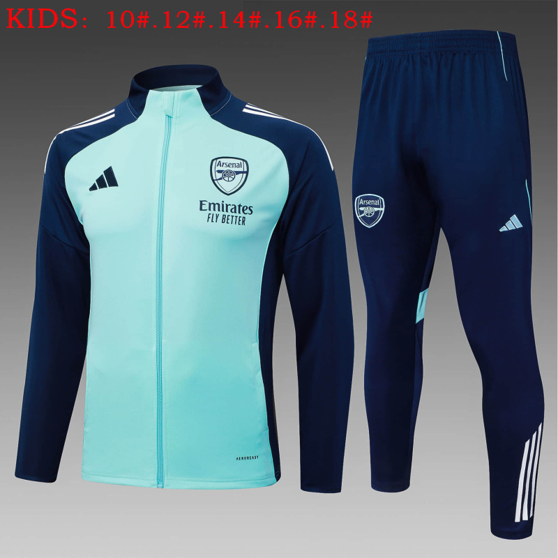 KIDS Arsenal Jacket Training Kit 2025/2026 New Season Football Jersey Sports Shirt