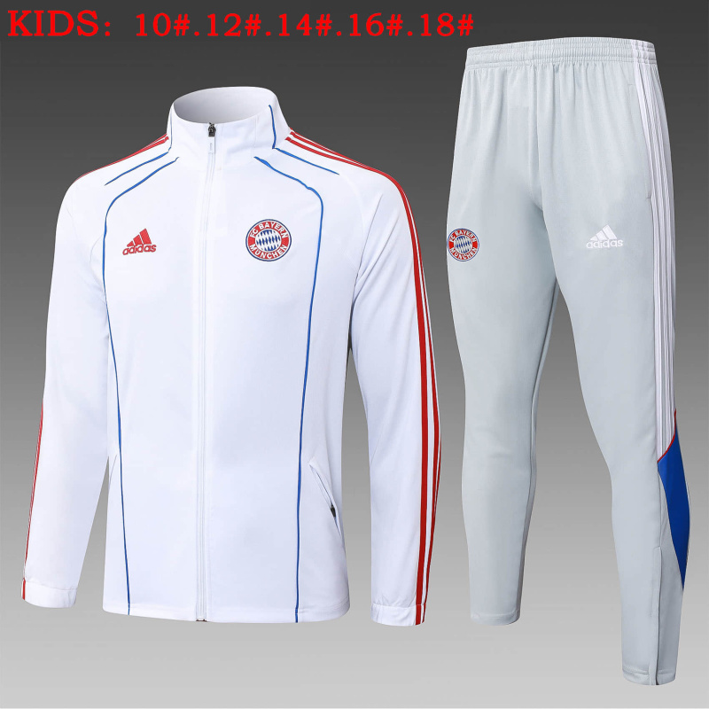 KIDS Bayern Munich Jacket Training Kit 2025/2026 New Season Football Jersey Sports Shirt