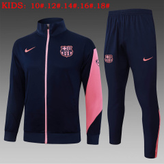 KIDS Barcelona Jacket Training Kit 2025/2026 New Season Football Jersey Sports Shirt