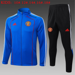 KIDS Manchester United Jacket Training Kit 2025/2026 New Season Football Jersey Sports Shirt
