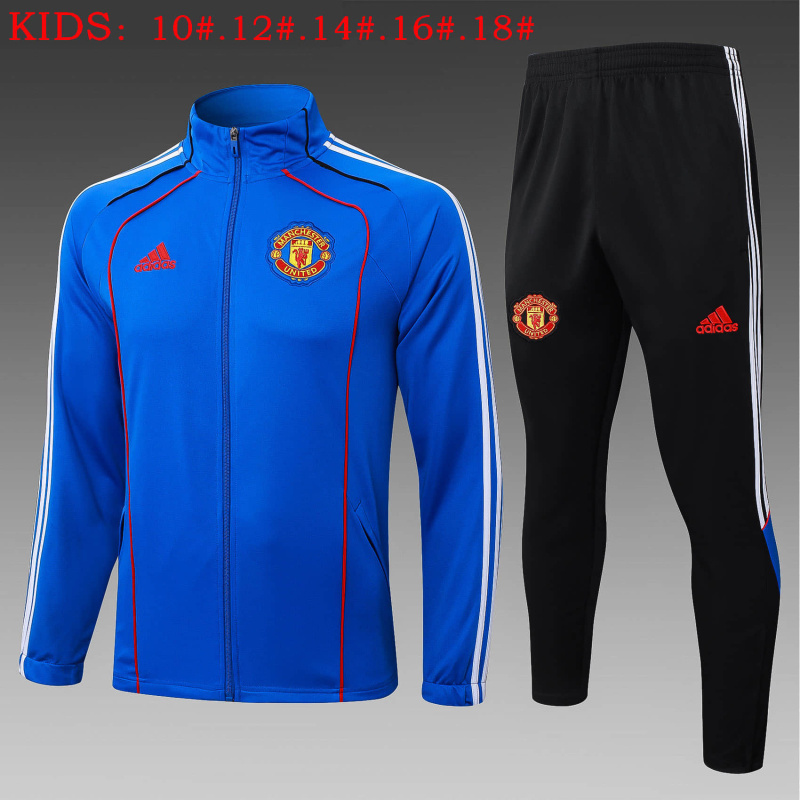 KIDS Manchester United Jacket Training Kit 2025/2026 New Season Football Jersey Sports Shirt