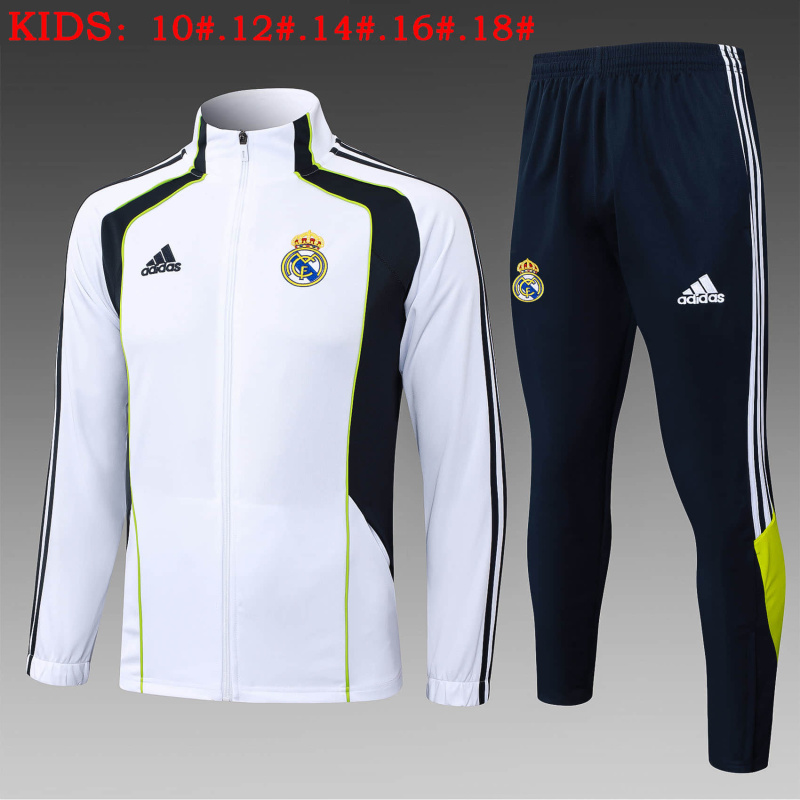 KIDS Real Madrid Jacket Training Kit 2025/2026 New Season Football Jersey Sports Shirt