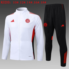 KIDS Bayern Munich Jacket Training Kit 2025/2026 New Season Football Jersey Sports Shirt