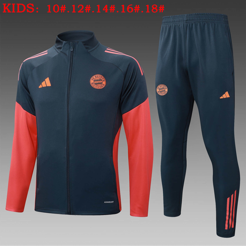 KIDS Bayern Munich Jacket Training Kit 2025/2026 New Season Football Jersey Sports Shirt