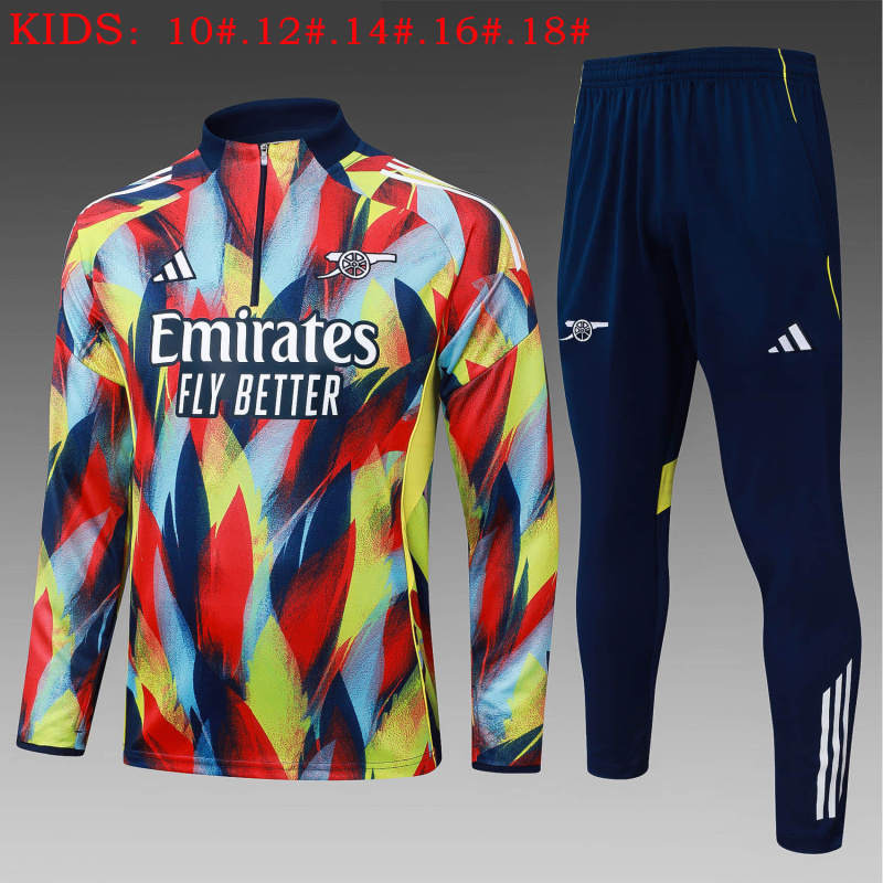 KIDS Arsenal Jacket Training Kit 2025/2026 New Season Football Jersey Sports Shirt