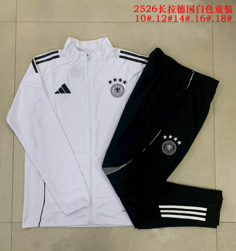 KIDS German Jacket training kit 2025/2026 New Season Football Jersey Sports Shirt