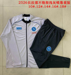 KIDS Napoli Jacket Training Kit 2025/2026 New Season Football Jersey Sports Shirt
