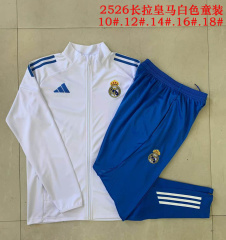KIDS Real Madrid Jacket training kit 2025/2026 New Season Football Jersey Sports Shirt