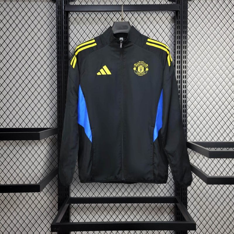Windproof Jacket Manchester United 2025/2026 New Season Football Jersey Sports Shirt