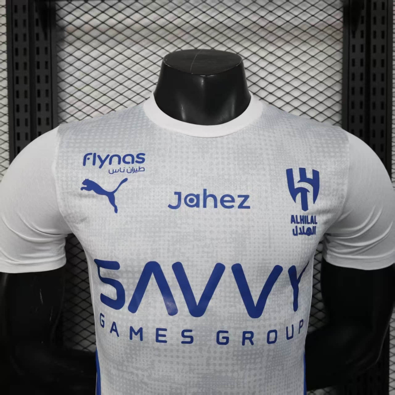 Player  Al Hilal Training Kit 2025/2026 New Season Football Jersey Sports Shirt