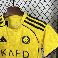 KIDS Al-Nassr Home 2025/2026 New Season Football Jersey Sports Shirt