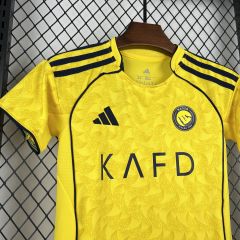 KIDS Al-Nassr Home 2025/2026 New Season Football Jersey Sports Shirt