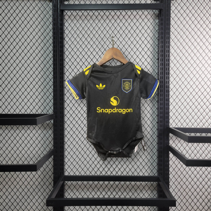Baby Jersey Manchester United 3rd Away 2025/2026 New Season Football Jersey Sports Shirt
