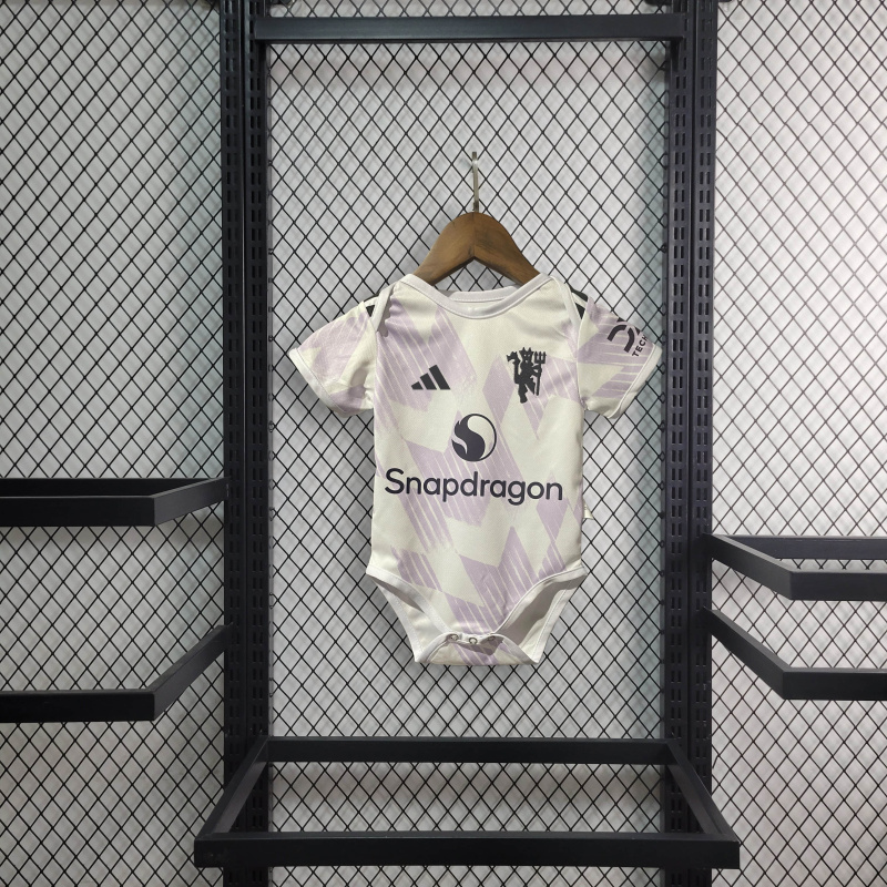 Baby Jersey Manchester United Away 2025/2026 New Season Football Jersey Sports Shirt