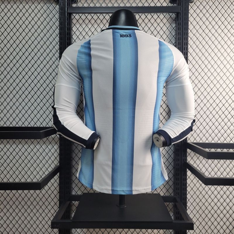 Player Argentina Home Long Sleeve FIFA World Cup 2026 New Season Football Jersey Sports Shirt