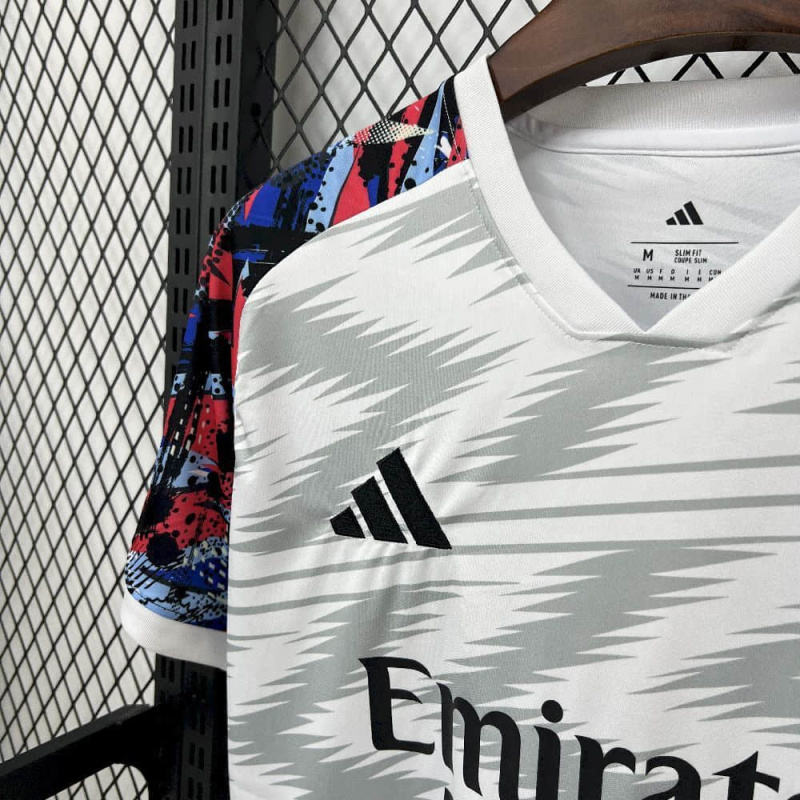 Real Madrid Pre-Match Training Kit 2025/2026 New Season Football Jersey Sports Shirt