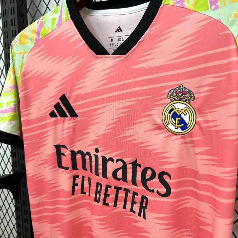 Real Madrid Pre-Match Training Kit 2025/2026 New Season Football Jersey Sports Shirt