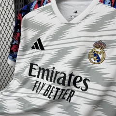 Real Madrid Pre-Match Training Kit 2025/2026 New Season Football Jersey Sports Shirt