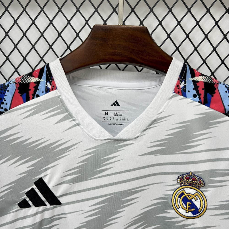 Real Madrid Pre-Match Training Kit 2025/2026 New Season Football Jersey Sports Shirt
