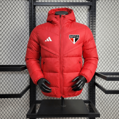São Paulo Warm Thick Cotton Jacket 2026 New Season Football Jersey Sports Shirt