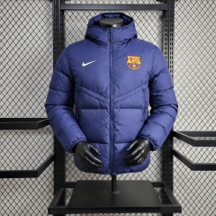 Barcelona Warm Thick Cotton Jacket 2026 New Season Football Jersey Sports Shirt