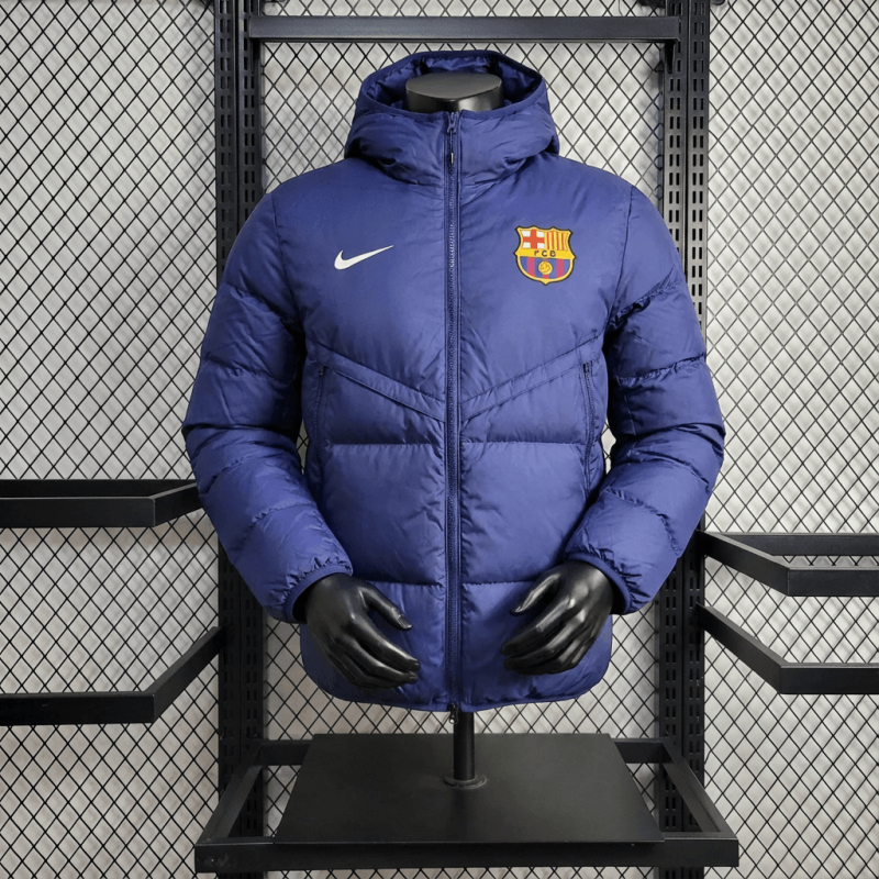 Barcelona Warm Thick Cotton Jacket 2026 New Season Football Jersey Sports Shirt