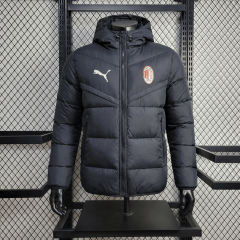 AC Milan Warm Thick Cotton Jacket 2026 New Season Football Jersey Sports Shirt