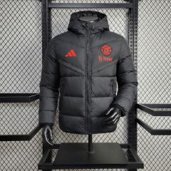 Manchester United Warm Thick Cotton Jacket 2026 New Season Football Jersey Sports Shirt