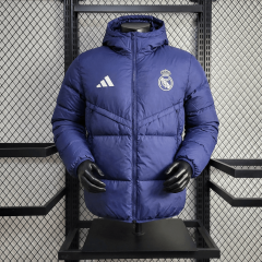 Real Madrid Warm Thick Cotton Jacket 2026 New Season Football Jersey Sports Shirt