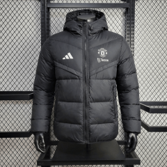 Manchester United Warm Thick Cotton Jacket 2026 New Season Football Jersey Sports Shirt