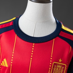 KIDS Spain Home FIFA World Cup 2026 New Season Football Jersey Sports Shirt