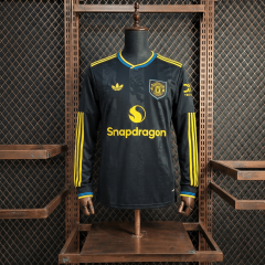 Manchester United 3rd Away Long Sleeve 2025/2026 New Season Football Jersey Sports Shirt
