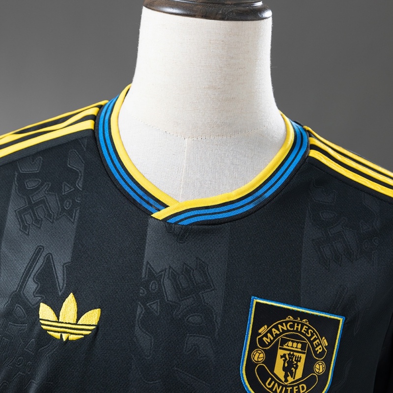 Manchester United 3rd Away Long Sleeve 2025/2026 New Season Football Jersey Sports Shirt
