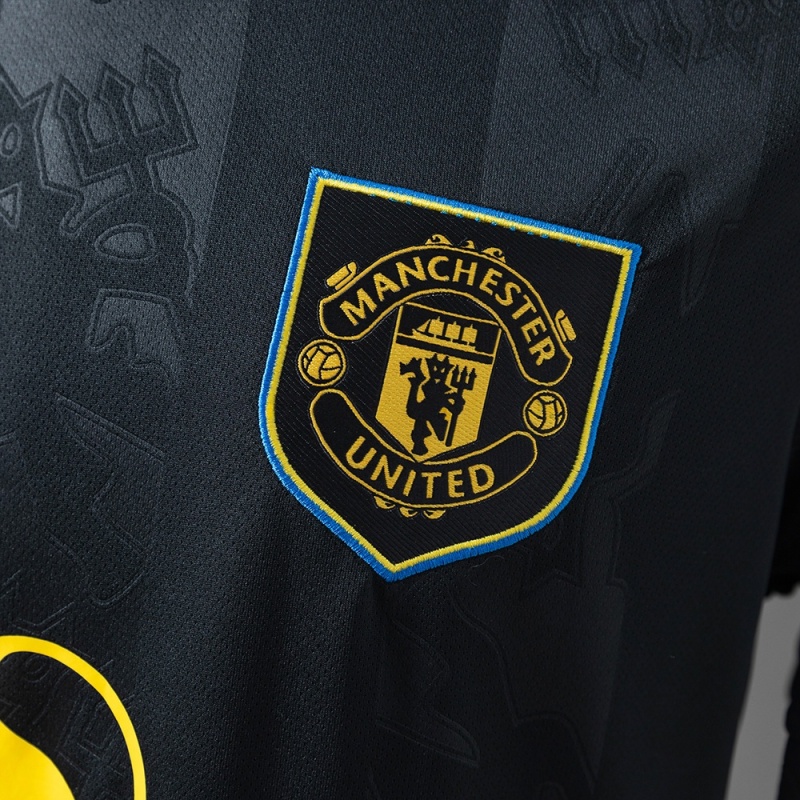 Manchester United 3rd Away Long Sleeve 2025/2026 New Season Football Jersey Sports Shirt
