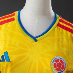 women Colombia Home 2026 World Cup New Season Football Jersey Sports Shirt