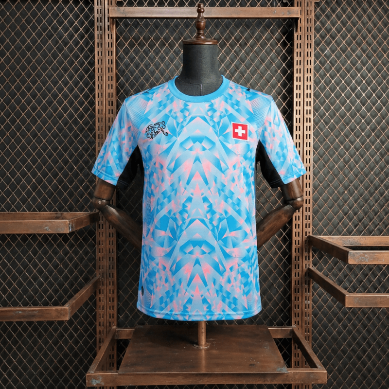 Switzerland away FIFA World Cup 2026 New Season Football Jersey Sports Shirt