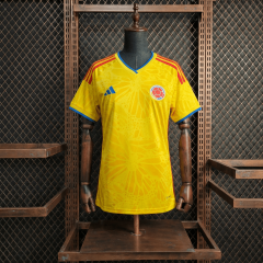 women Colombia Home 2026 World Cup New Season Football Jersey Sports Shirt