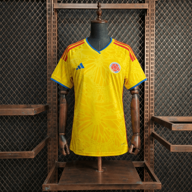 women Colombia Home 2026 World Cup New Season Football Jersey Sports Shirt