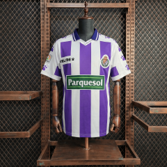 Retro Real Valladolid Home 95/96 Season Football Jersey Sports Shirt