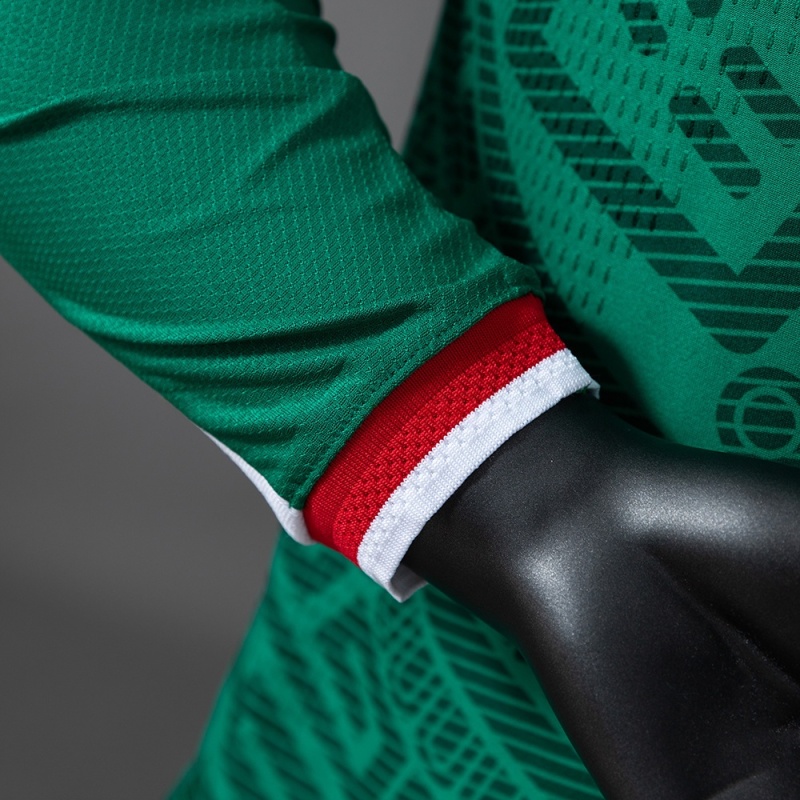 Player Mexico Home Long Sleeve FIFA World Cup 2026 New Season Football Jersey Sports Shirt