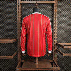 Retro Nottingham Forest Away Long Sleeve 82/84  Season Football Jersey Sports Shirt