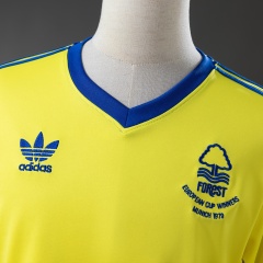 Retro Nottingham Forest Away 77/80 Season Football Jersey Sports Shirt