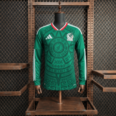Player Mexico Home Long Sleeve FIFA World Cup 2026 New Season Football Jersey Sports Shirt