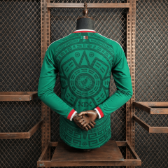 Player Mexico Home Long Sleeve FIFA World Cup 2026 New Season Football Jersey Sports Shirt