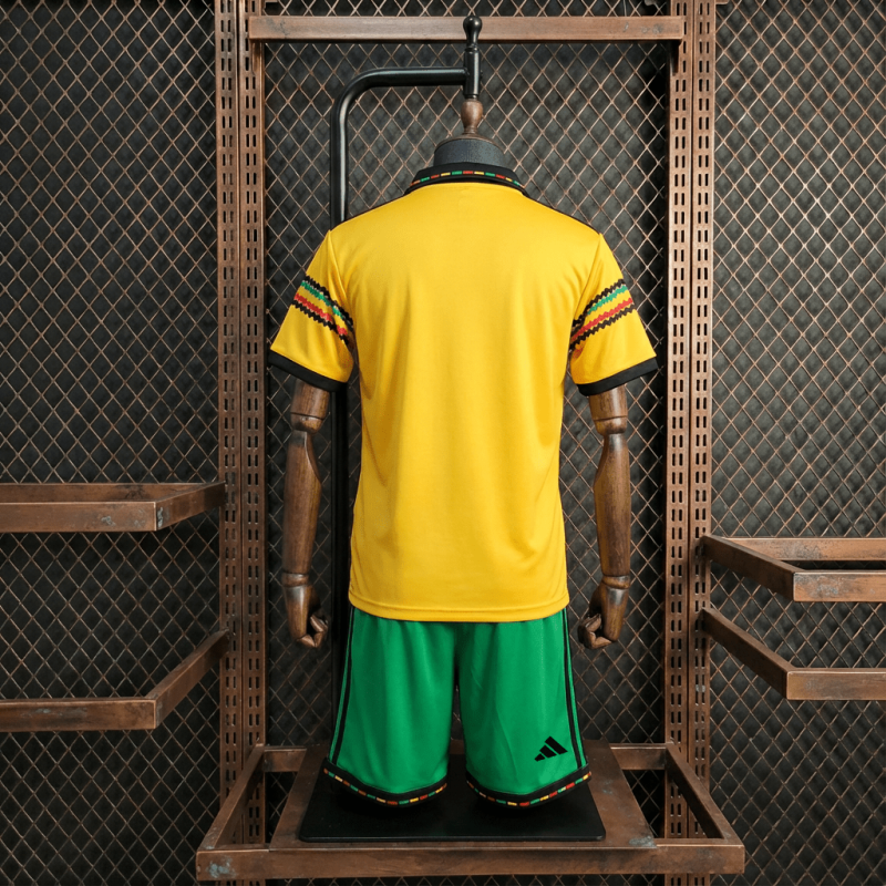 Kids Kit Jamaica Home 2026 New Season Football Jersey Sports Shirt