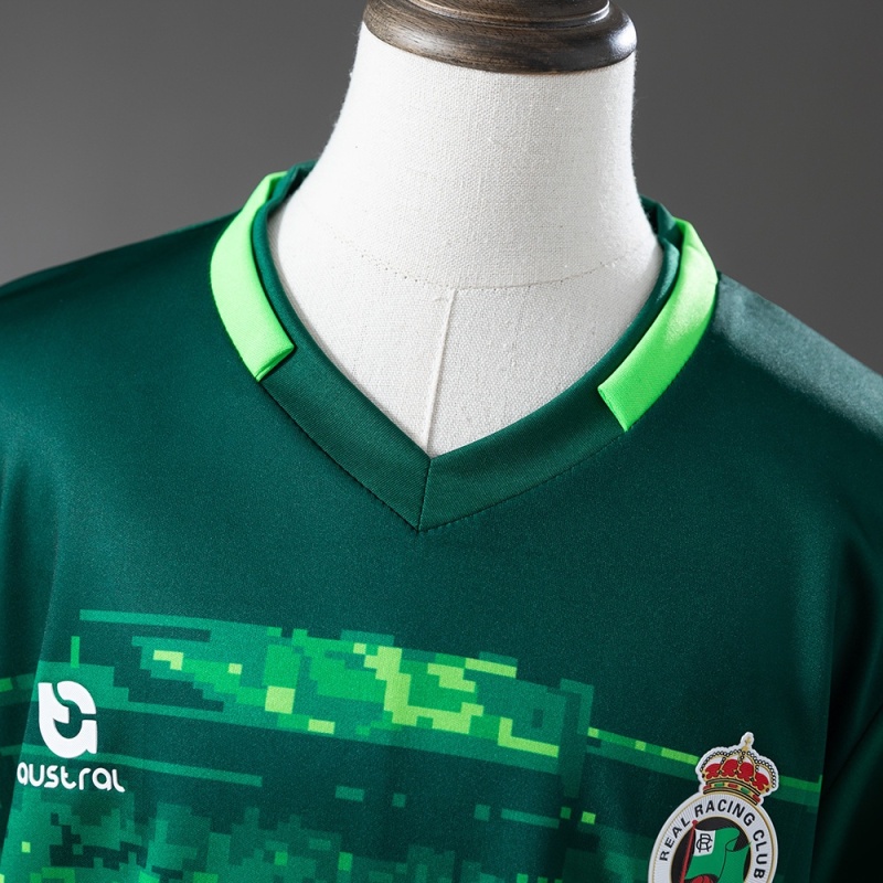 Kids Kit Racing de Santander Away  2025/2026 New Season Football Jersey Sports Shirt