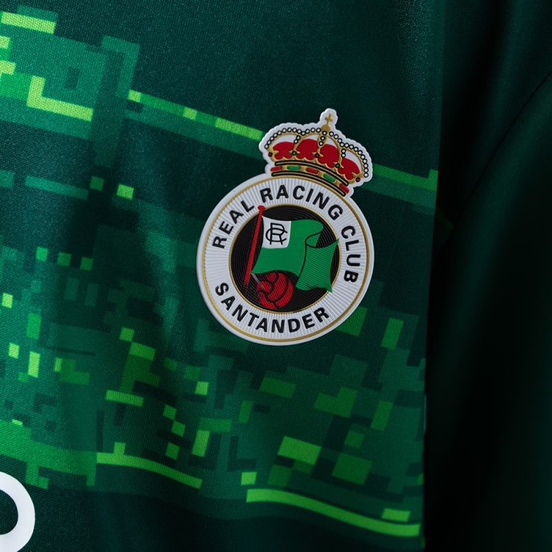 Kids Kit Racing de Santander Away  2025/2026 New Season Football Jersey Sports Shirt