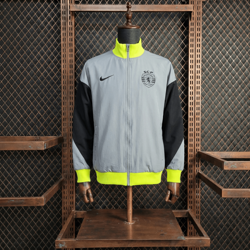 Sporting Clube de Portugal Windproof Jacket 2025/2026 Season Football Jersey Sports Shirt